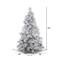 6.5ft. Unlit Flocked Alberta Artificial Christmas Tree